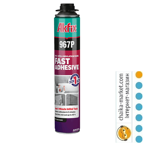 Akfix FA967P Швидкий полiуретановий клей 60с 800мл/850гр