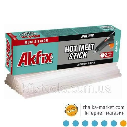 Akfix GA100 Термоклей (мум силiкон) HM208 d11.2мм