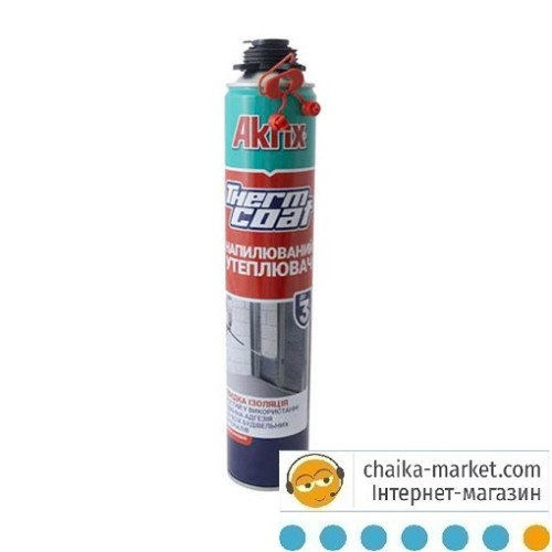 Akfix FA014 Пiна професiйна напилювана THERMCOAT 850мл