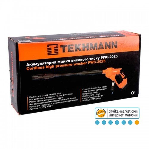 Мойка высокого давления аккумуляторная Tekhmann 845228 PWС-2025