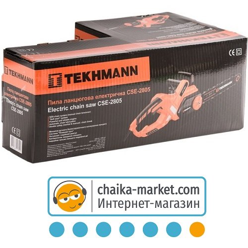 Электропила цепная Tekhmann 846802 CSE-2805