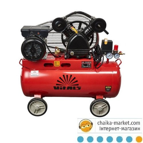 Vitals 160118 Компресор GK50.j65v2-8a (50л двохцилiндровий)
