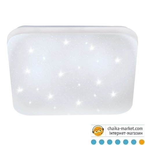 Lumico 1020-LMC-Q01-S-300-36-L1 Свiтильник квадрат зоряне небо срiбло 4 пол.