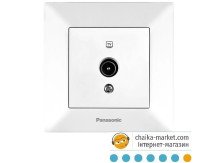 Panasonic Arkedia Slim WNTC0451-2WH Розетка TV кiнцева бiла