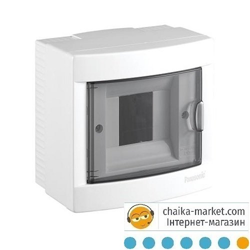 Panasonic BQDT20411 Бокс зовн. 4 модульний без галогену (прозорi дверцята)