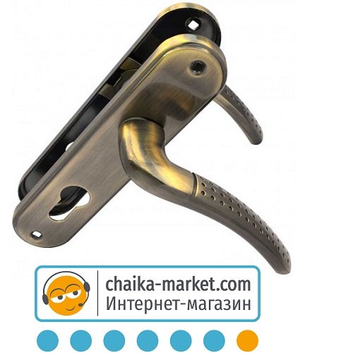 Дверные ручки на планке FZB 15-65 ET-001 AB (бронза)