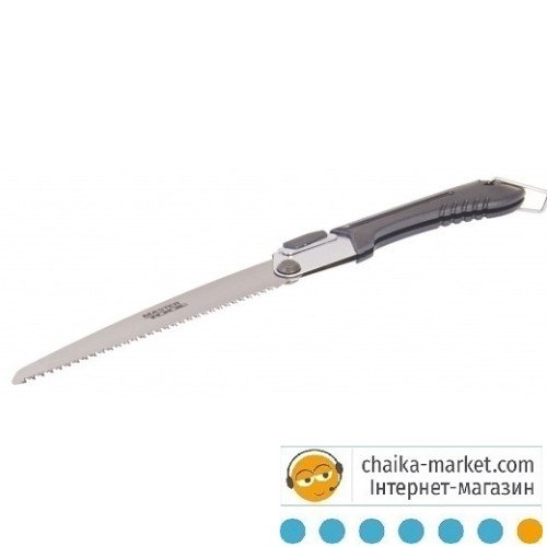 MASTER TOOL 14-6019 Ножiвка садова складана 440мм, лезо 200мм, 7ТРІ, загарт. зуб, 3-D заточування