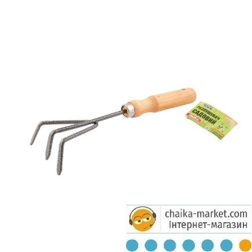 MASTER TOOL 14-6190 Розрихлювач садовий 250*90мм з дерев. ручкою