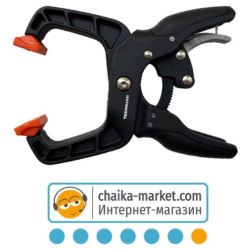 Струбцина с храповым механизмом Tekhmann 9300001 1-1/2"