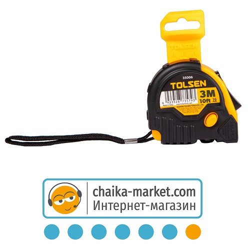 Рулетка TOLSEN 35006 3м*16мм