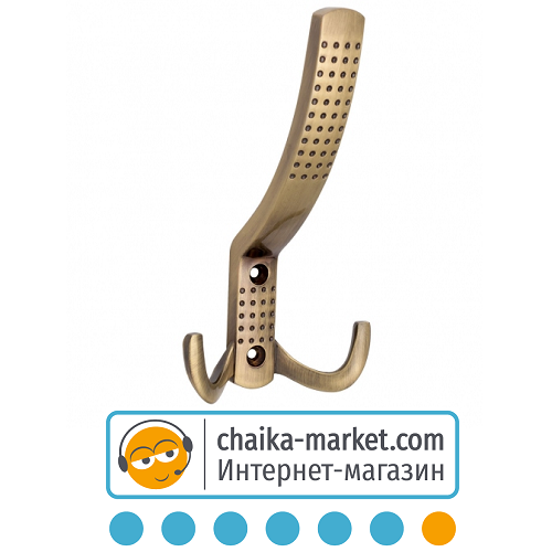 Крючок мебельный FZB 03-12 AB (бронза)