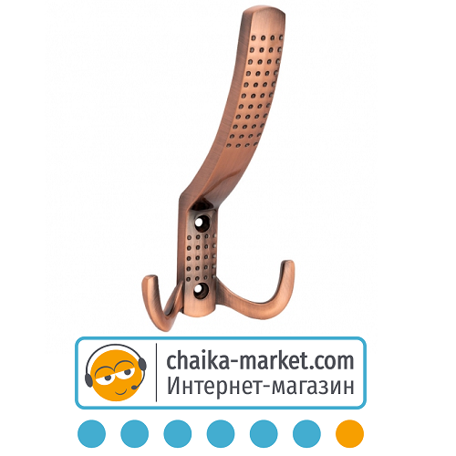 Крючок мебельный FZB 03-12 AC (медь)