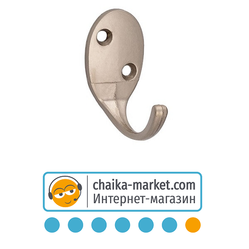 Крючок мебельный FZB 03-08 SN (сатин)