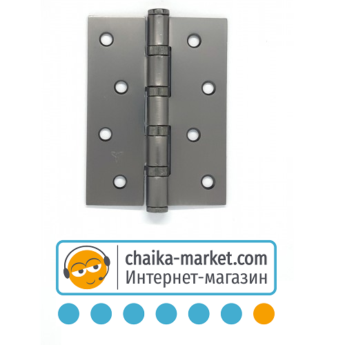 Петля дверная универсальная KEDR 100*75*2.5-B4-Graffit (графит)