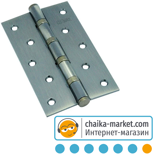 Петля дверная универсальная KEDR 125*75*2.5-B4-AB (бронза)