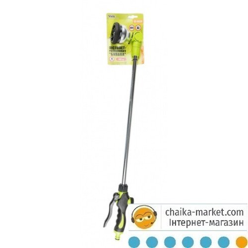 MASTER TOOL 92-9320 Пiстолет для поливу 'Булава' 10 режимiв штанга 800мм TPR покр.