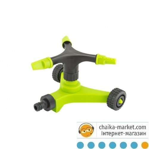 MASTER TOOL 92-9332 Зрошувач для поливу 'Вертолiт-3' 1/2' на колiщатах 12м 180м2