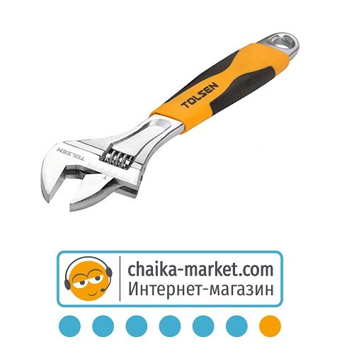 Ключ розвідний TOLSEN 15008 Профі 150 мм (0-24 мм)