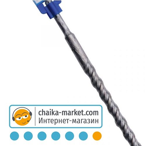 Бур для перфоратора Зенит 20018600 SDS-Plus 18*600мм, спираль 4S