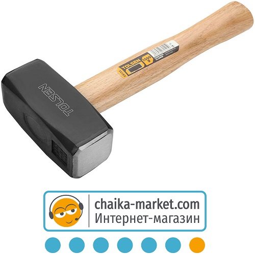 Кувалда деревянная ручка TOLSEN 25130 1кг