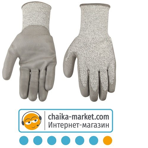 Рабочие перчатки с защитой от порезов TOLSEN 45041 5 уровня 10 размер