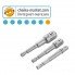 Комплект адаптеров для головок TOLSEN 77864 1/4", 3/8"*65 мм 1/2"*70 мм, 3 шт.