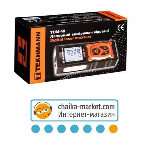 Лазерный измеритель дистанции Tekhmann 845272 TDM-40