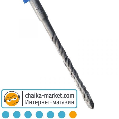 Бур для перфоратора Зенит 20008160 SDS-Plus 8*160 мм, спираль 4S