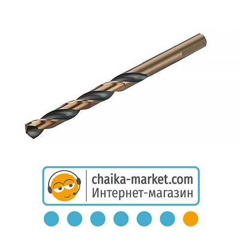 Сверло по металлу TOLSEN 75113 4,0*75 мм 43мм М2 10шт. Профи