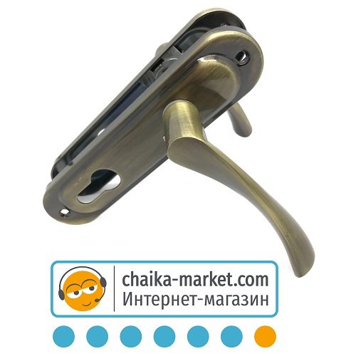 Дверные ручки на планке UniLock UL-62100 ET AB (бронза)