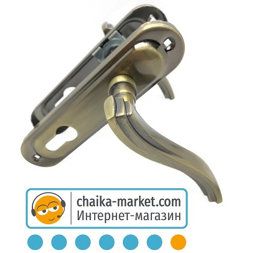Дверные ручки на планке UniLock UL-62160 ET AB (бронза)