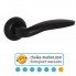 Дверные ручки на розетке USK A-58195 L-130 Black (черный)