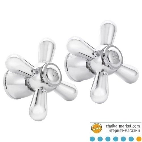 HAIBA DOMINOX HANDLES SET-02 Набiр ручок без кранбукс (пара)