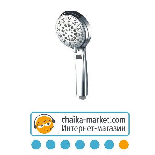 Лейка для душа STORM SH-02-G10M5-LED-LCD