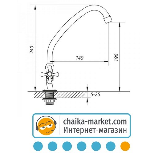 Моно-смеситель ZERIX TZF 605