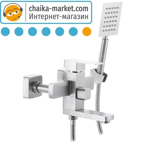 Змiшувач для ванни ZERIX KUB-009 EURO SUS 304