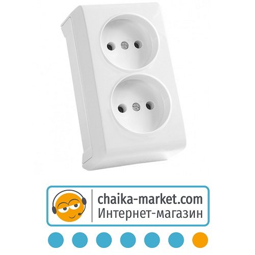 Розетка двойная VIKO Vera 90681055