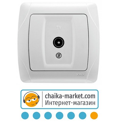 Розетка телевизионная VIKO Carmen 90561010