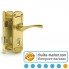 Замок для металлических дверей USK ЕТ-25112 PB (золото)