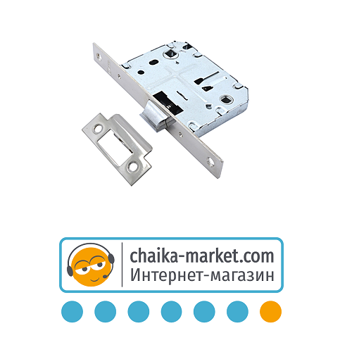 Корпус замка для межкомнатных дверей KEDR CLASS 170 WC SN (сатин)