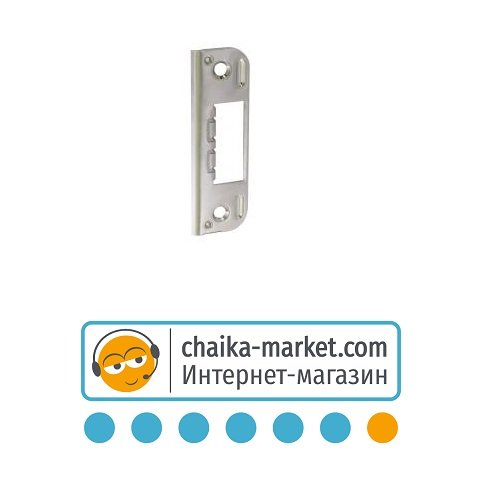 Корпус замка для межкомнатных дверей USK 2014 с отв. пл. NP (никель)